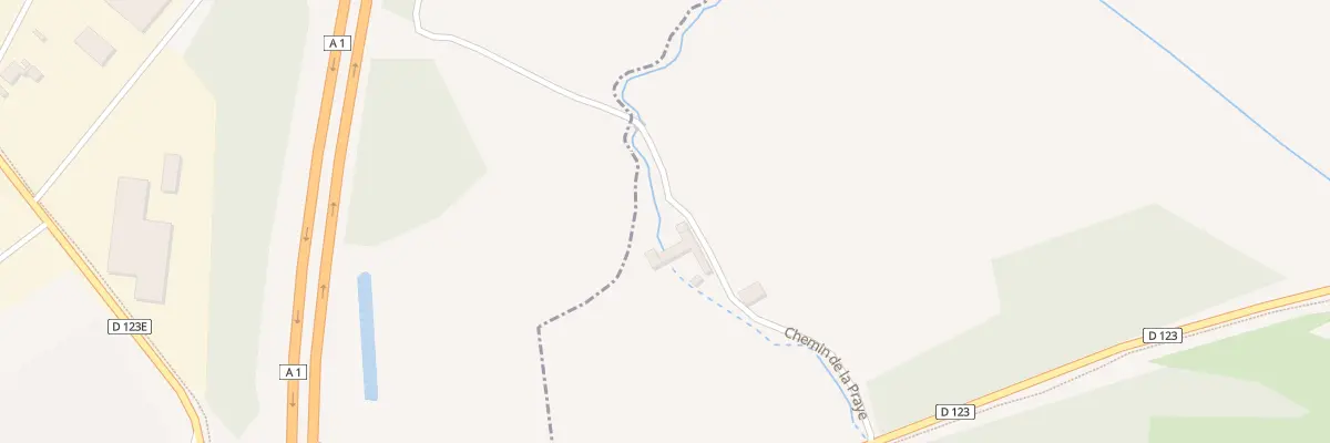 Plan du 2 Che de la Praye à Rhuis