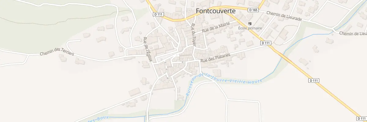 Plan du 98 Rue du Maronnier à Fontcouverte
