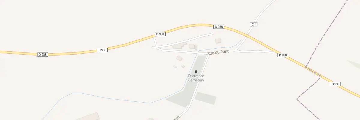Plan du 1 Rue du Pont à Bécordel-Bécourt