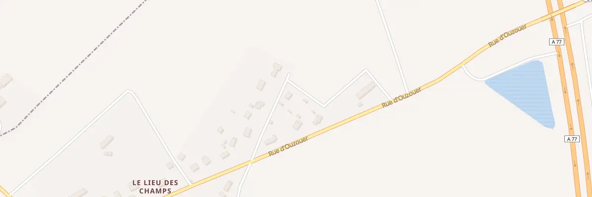 Plan du 5067A La Masure du Chene à Ouzouer-des-Champs