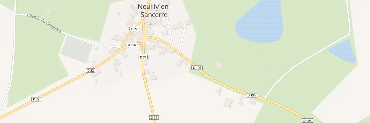 Plan du 120 Rte de la Grande Sauldre à Neuilly-en-Sancerre