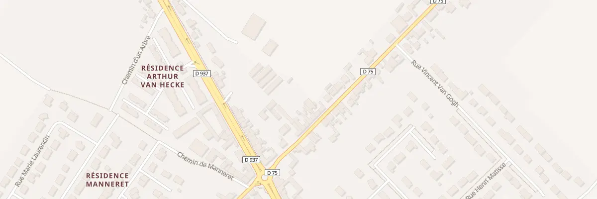 Plan du 19 Rue Alfred de Vigny à Sains-en-Gohelle