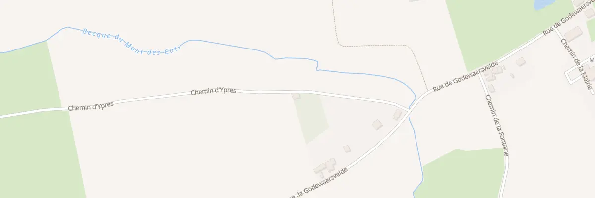 Plan du 426 Rue de Godewaersvelde à Berthen