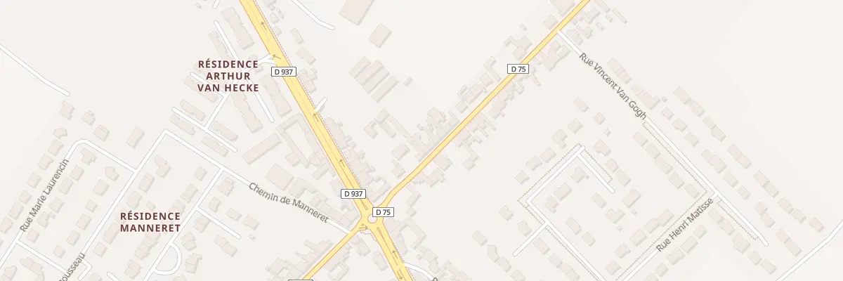 Plan du 13 Rue Alfred de Vigny à Sains-en-Gohelle