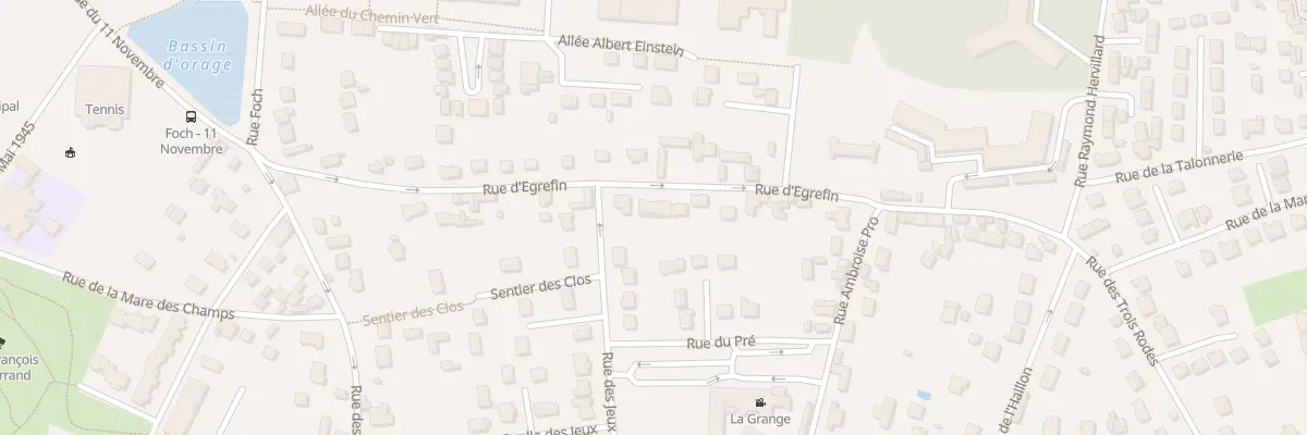 Plan du 482 Rue d’Egrefin à Vaux-le-Pénil