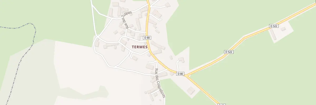 Plan du 5114 Termes à Biollet