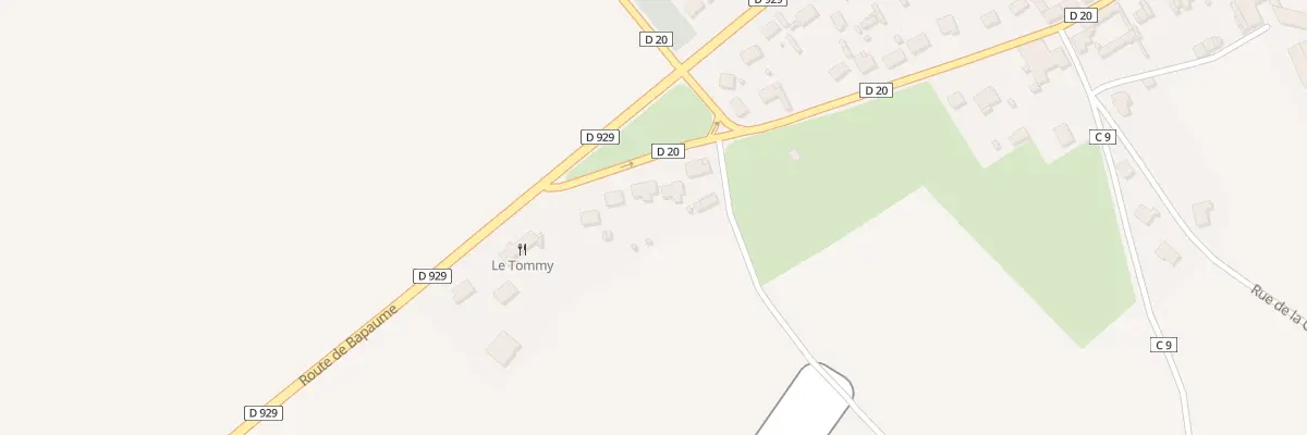 Plan du 8 Rue de la 34 Eme Division à Ovillers-la-Boisselle