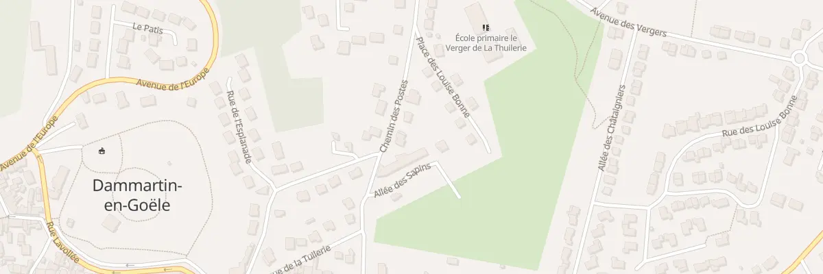 Plan du 2 Che des Postes à Dammartin-en-Goële