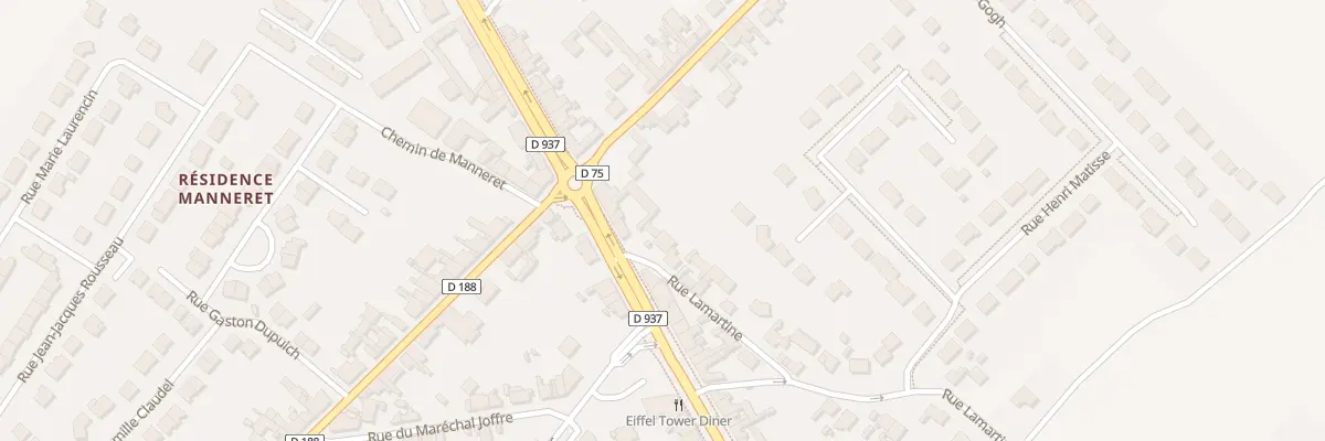Plan du 3 Rue Lamartine à Sains-en-Gohelle