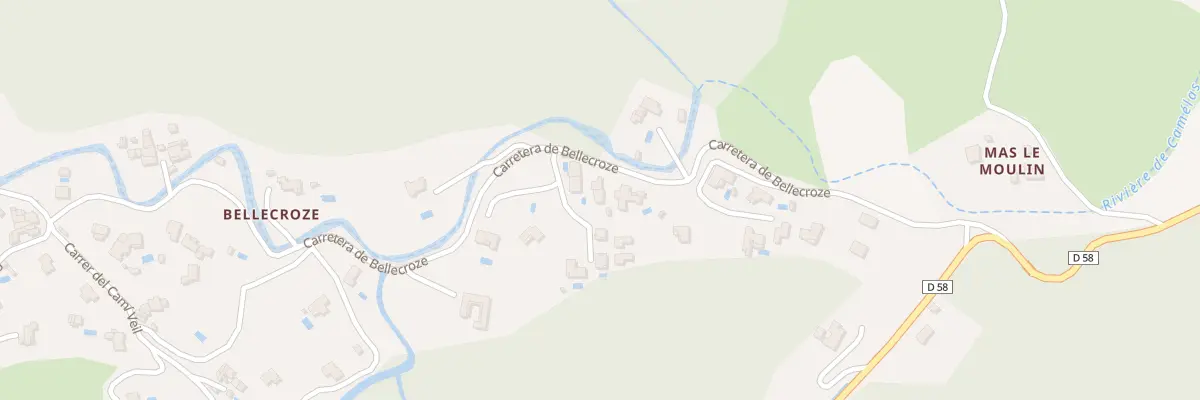 Plan du 2 Ham de Bellecrose à Camélas