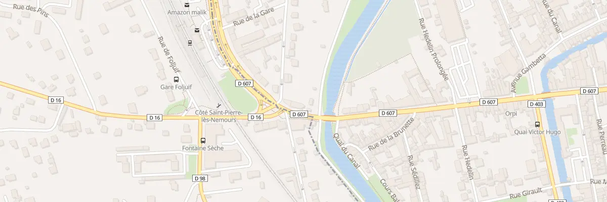 Plan du 2 Av Carnot à Nemours