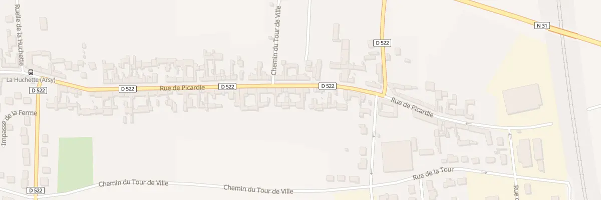 Plan du 27 Rue de Picardie à Arsy