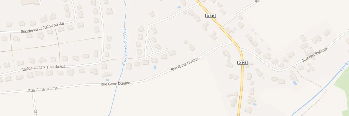 Plan du 4 Res Le Courant du Val à Lestrem