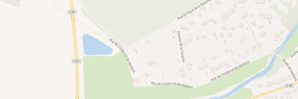 Plan du 5002 Rue du Haut de la Planche à Soignolles-en-Brie