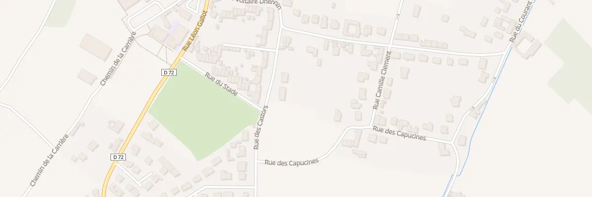 Plan du 434 Rue des Castors à Beuvry