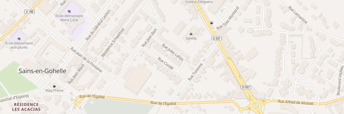 Plan du 10 Rue Conde à Sains-en-Gohelle