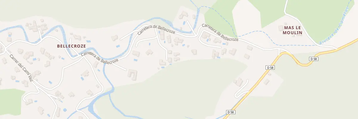Plan du 5003 A Politg à Camélas