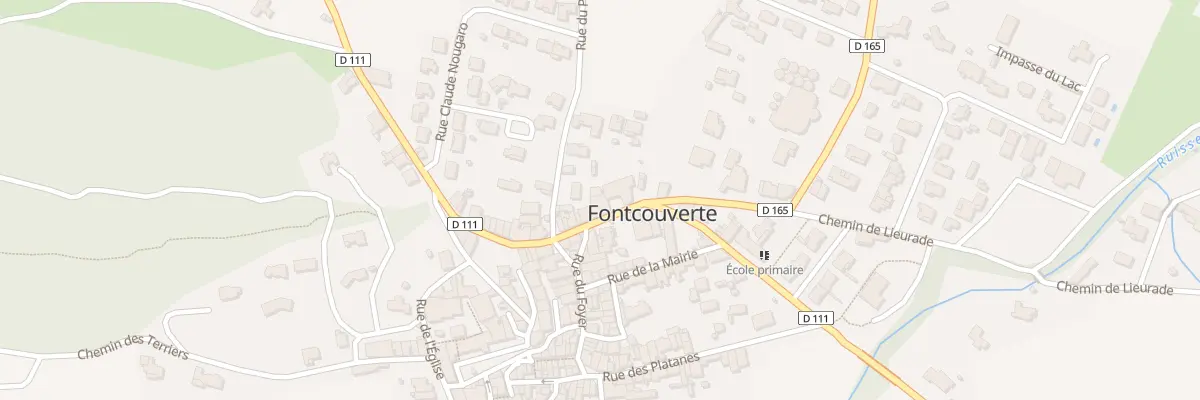 Plan du 27B Av de Carcassonne à Fontcouverte