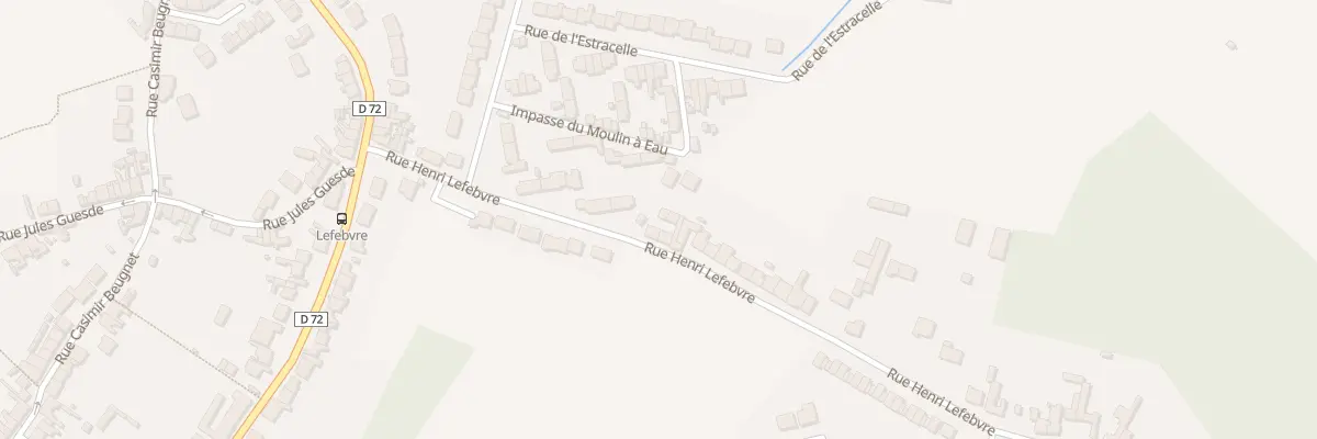 Plan du 207 Rue Henri Lefebvre à Beuvry