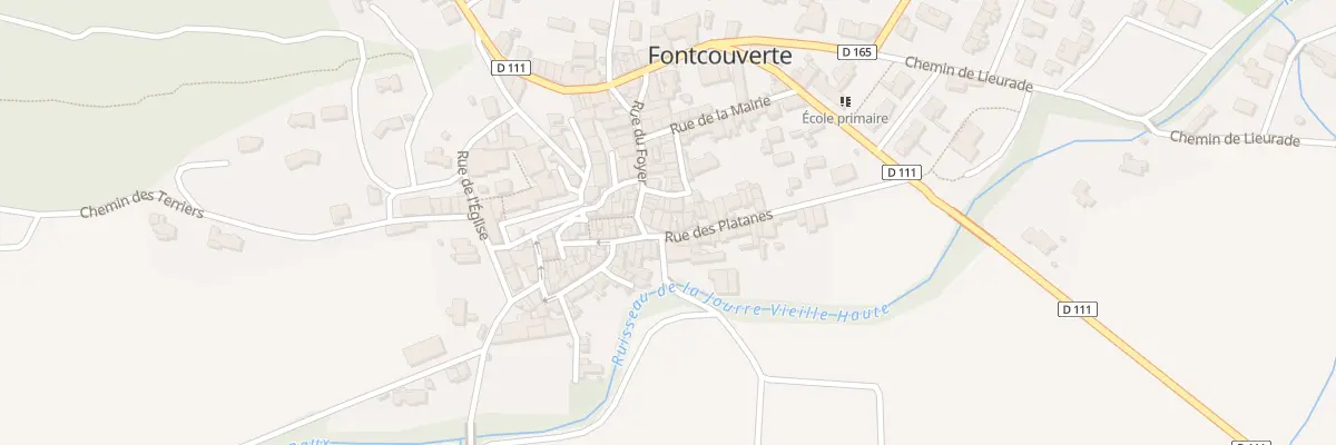 Plan du 5 La Placette à Fontcouverte