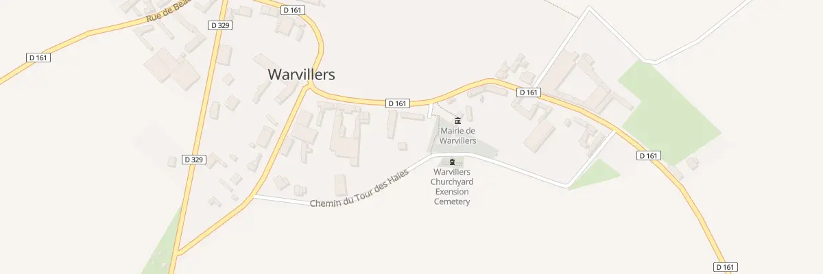 Plan du 20 Rue de Rouvroy à Warvillers