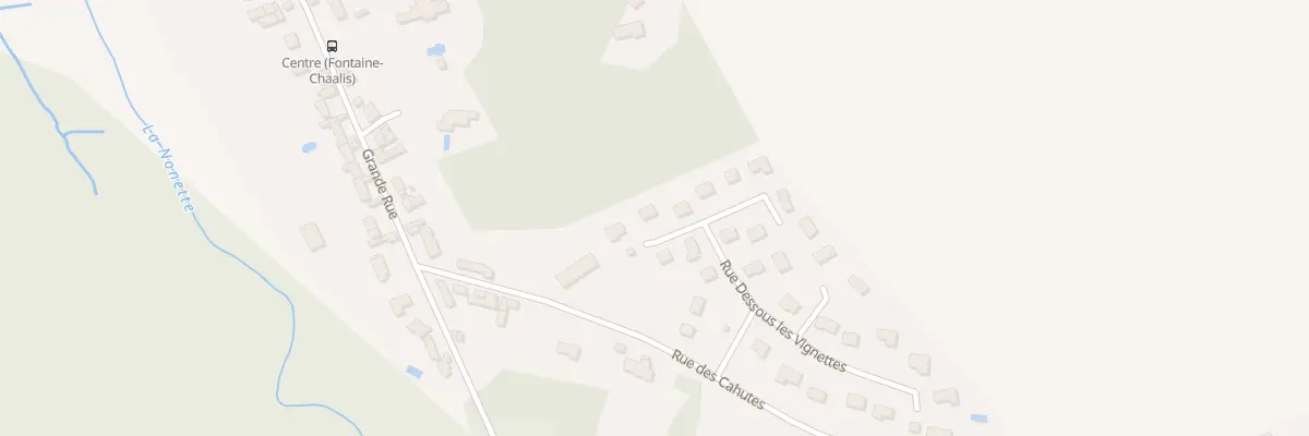 Plan du 7 Rue Dessous Les Vignettes à Fontaine-Chaalis