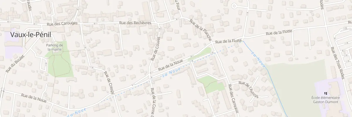 Plan du 811 Rue de la Noue à Vaux-le-Pénil