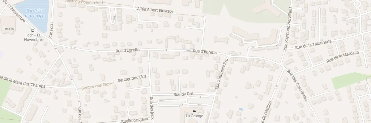 Plan du 564 Rue d’Egrefin à Vaux-le-Pénil