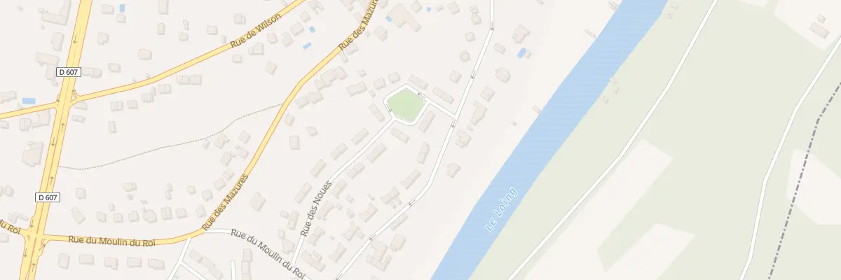 Plan du 23 Rue d’Hulay à Grez-sur-Loing