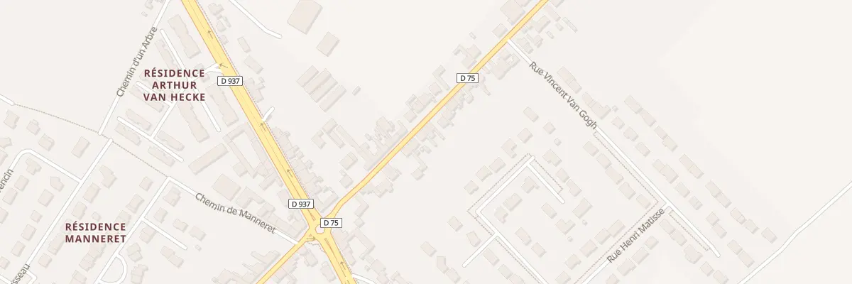 Plan du 22 Rue Alfred de Vigny à Sains-en-Gohelle