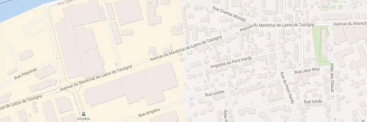 Plan du 105 Av Mal de Lattre de Tassigny à Lagny-sur-Marne
