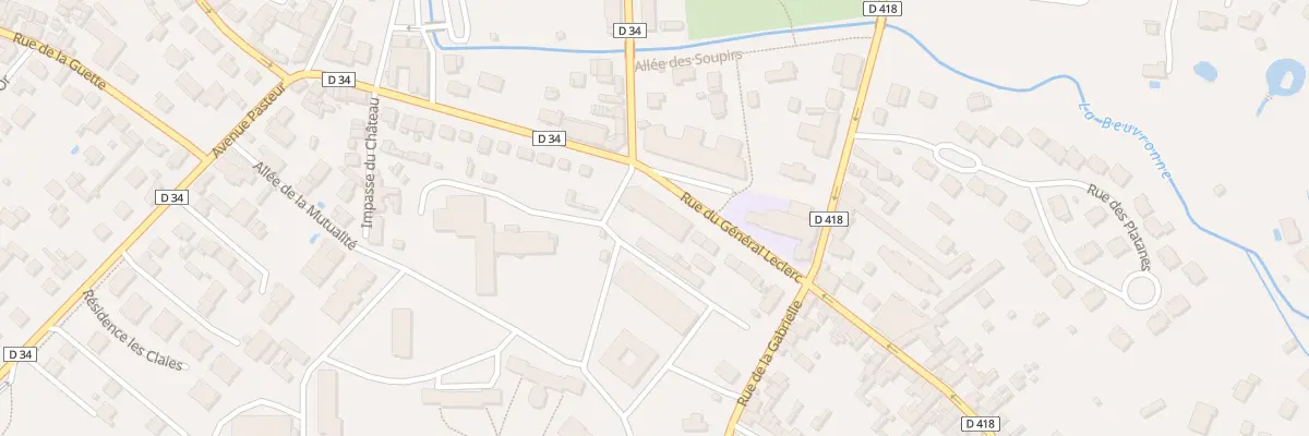 Plan du 2 Rue du Général Leclerc à Claye-Souilly