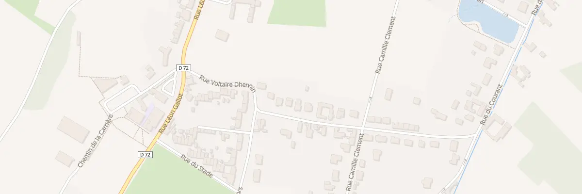 Plan du 195 Rue Voltaire Dhennin à Beuvry