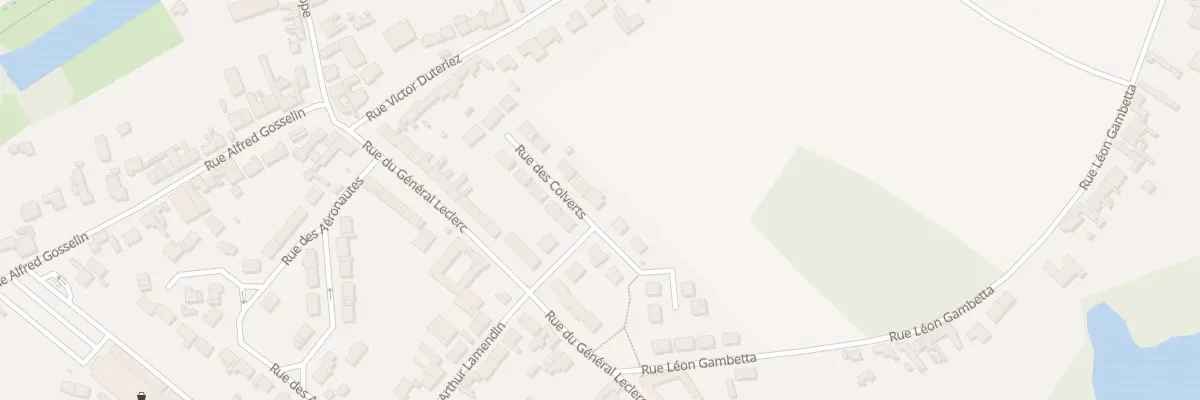 Plan du 9 Rue des Colverts à Beuvry