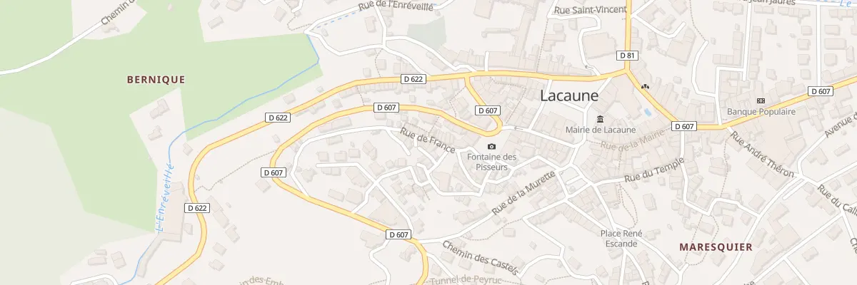 Plan du 7 Rue de France à Lacaune