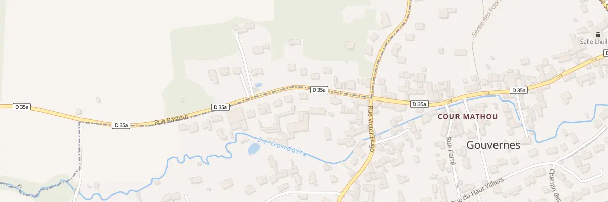 Plan du 37 Rue Pasteur à Gouvernes