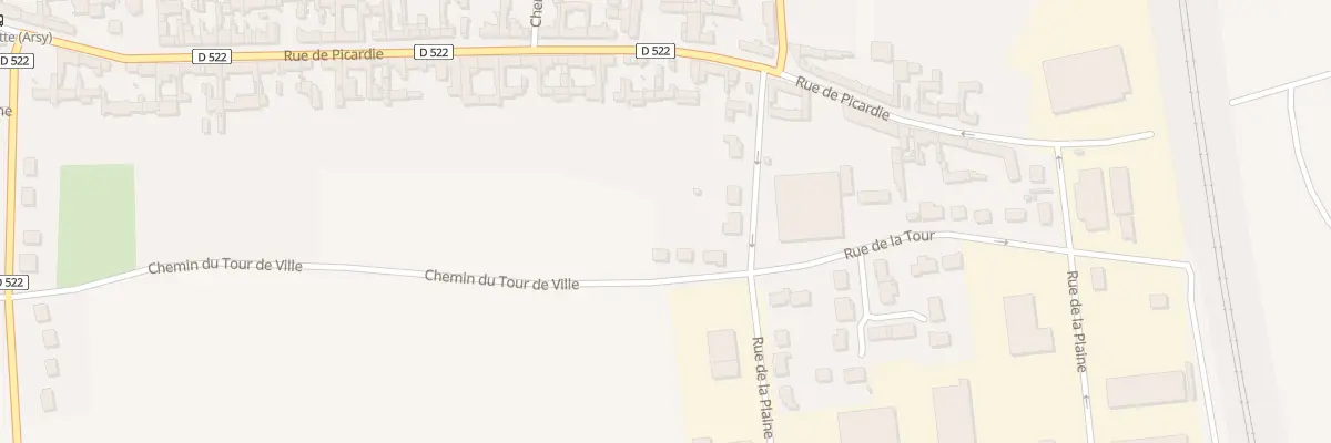 Plan du 24 Rue de la Tour à Arsy
