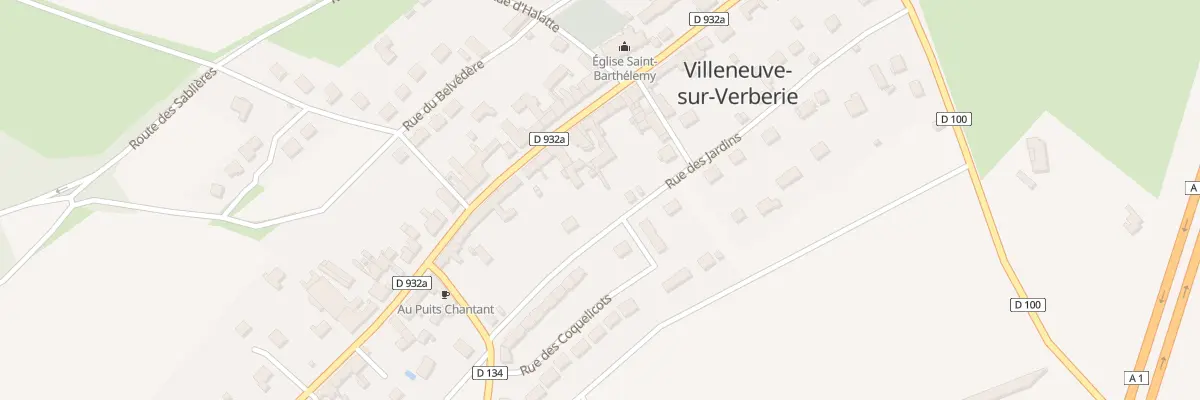 Plan du 22 Rue des Jardins à Villeneuve-sur-Verberie