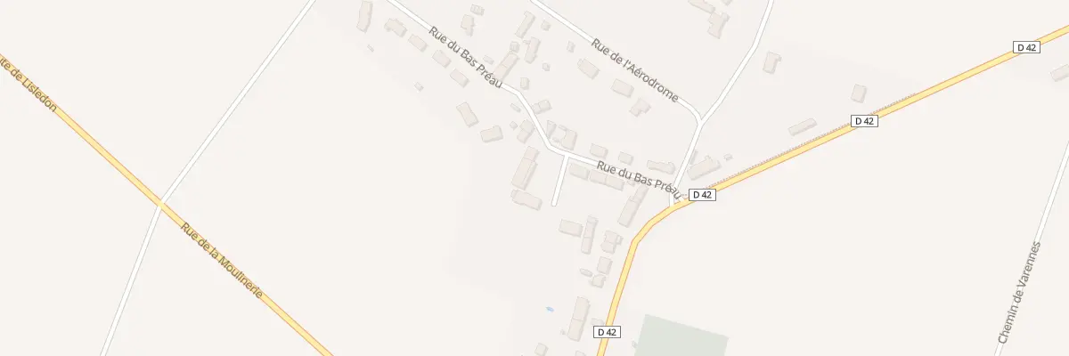Plan du 7 Rue du Bas Préau à Vimory
