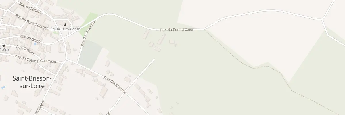 Plan du 5085 Rue du Pont d’Ozion à Saint-Brisson-sur-Loire