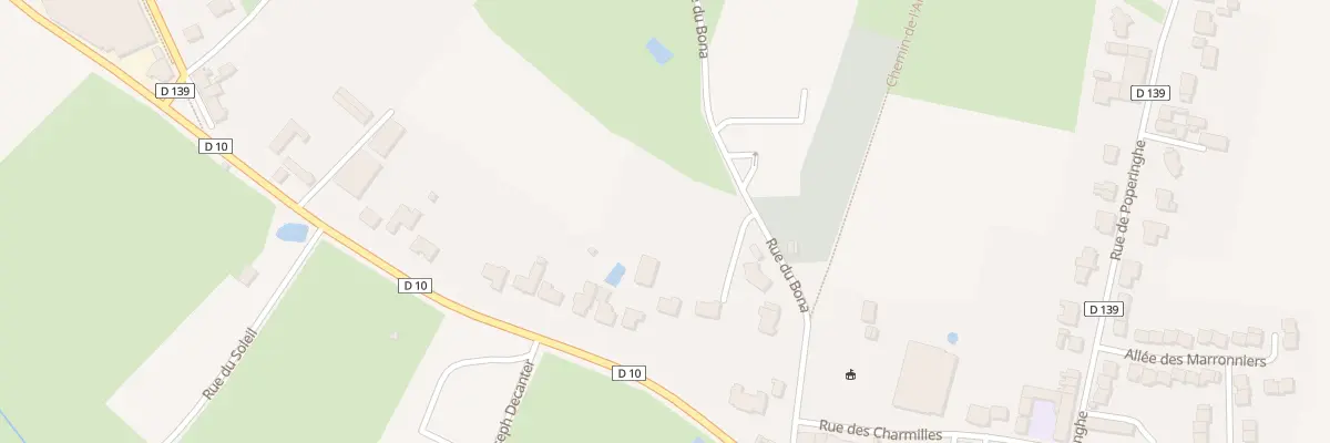 Plan du 446 Rue de la Gare à Boeschepe