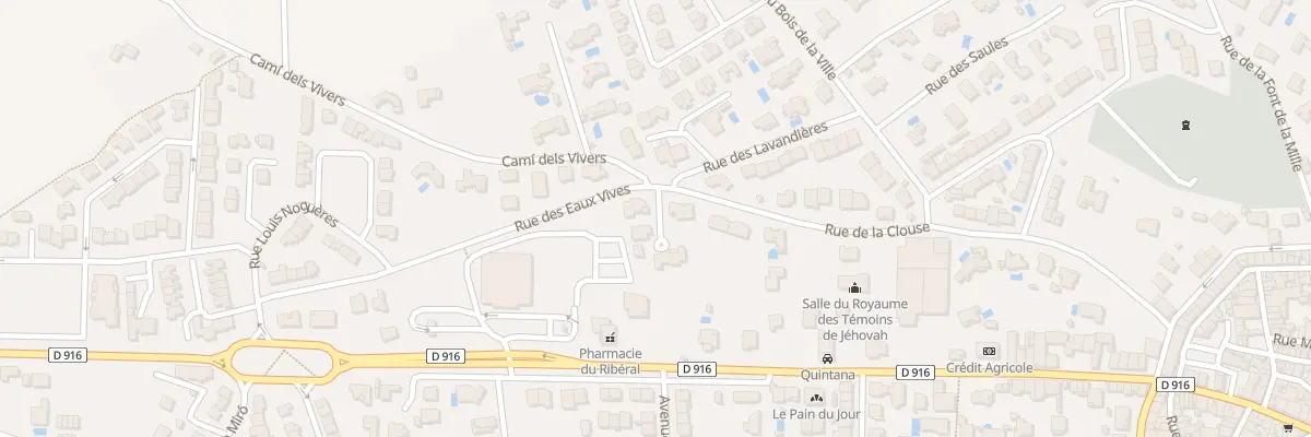 Plan du 38 Rue de la Clouse à Millas