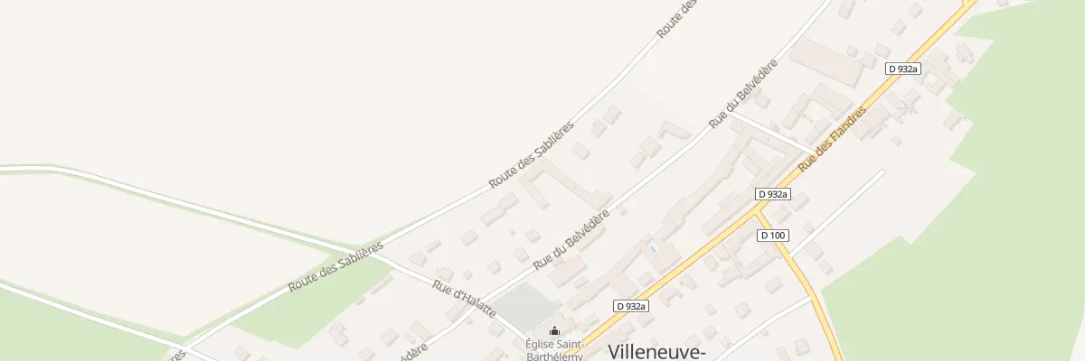 Plan du 8 Rue du Belvédère à Villeneuve-sur-Verberie