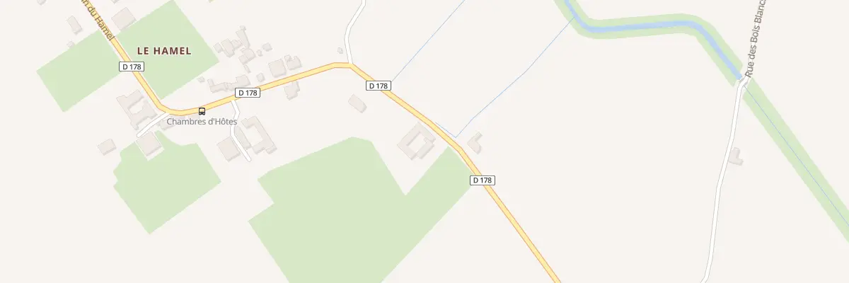 Plan du 1667 Rue du Hamel à Beuvry