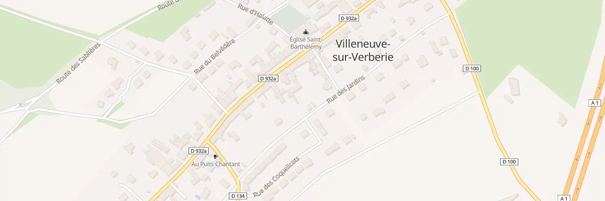 Plan du 20 Rue des Jardins à Villeneuve-sur-Verberie