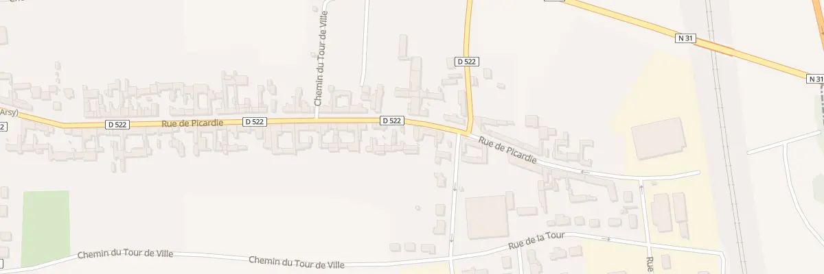 Plan du 17 Rue de Picardie à Arsy