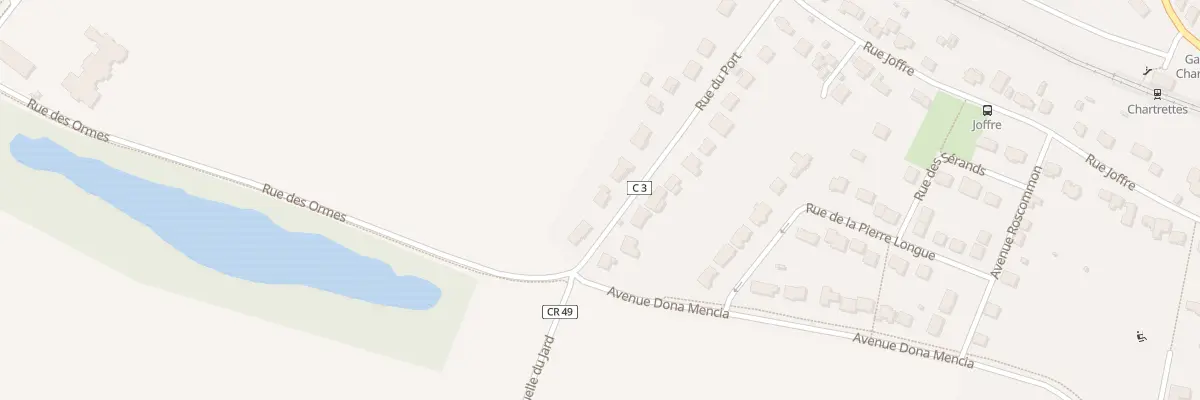 Plan du 54 Rue du Port à Chartrettes