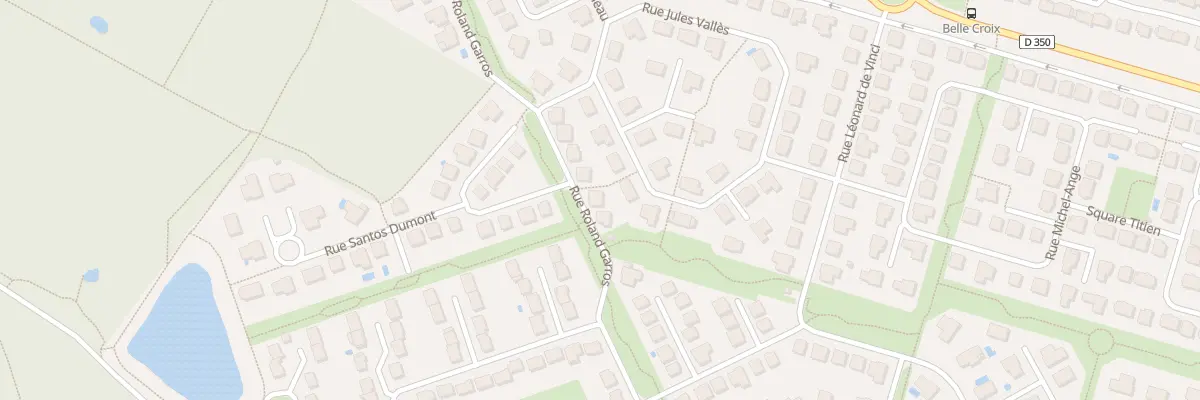 Plan du 10 Rue Roland Garros à Ozoir-la-Ferrière
