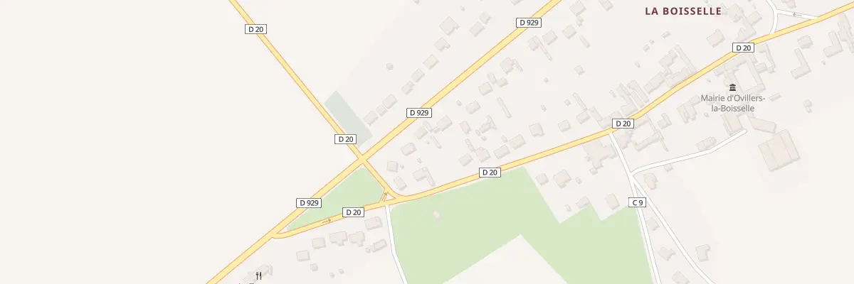 Plan du 10 Rte de Bapaume à Ovillers-la-Boisselle