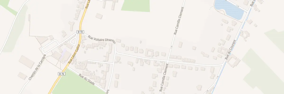 Plan du 227 Rue Voltaire Dhennin à Beuvry